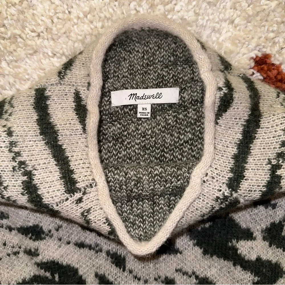 Madewell sweater Thornton mock neck pullover sweater